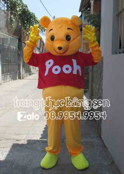 Mascot - Linh vat - Con gau Pooh