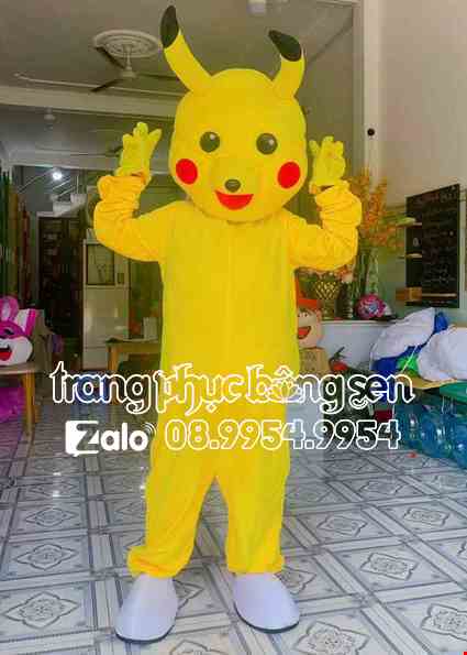 Cho thuê mascot Pikachu / Pokemon