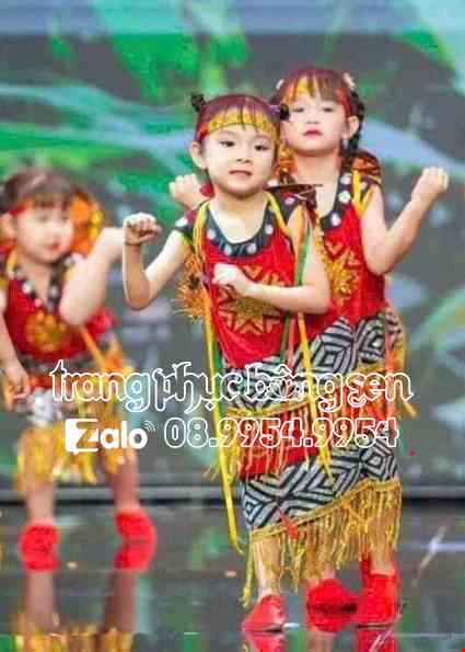 Cho thuê áo váy Tây Nguyên trẻ em