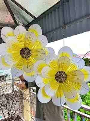 Hoa múa cầm tay màu vàng