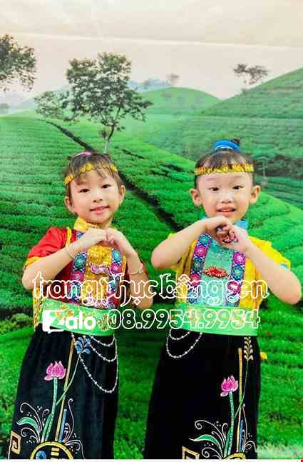 Trang phục dân tộc thái trẻ em