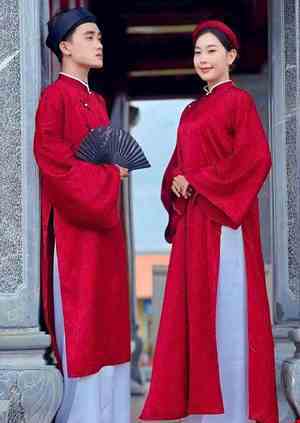 thuê áo dài truyền thống áo dài tết