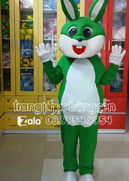 Mascot THỎ XANH