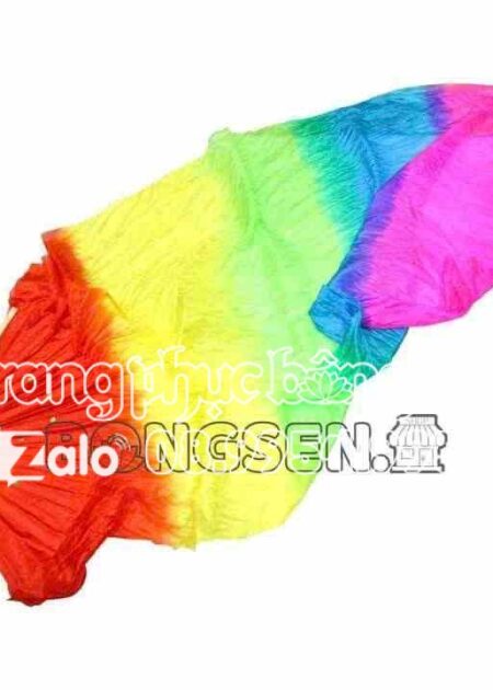 Quạt rũ / Quạt múa lụa dài 150 cm  5 màu