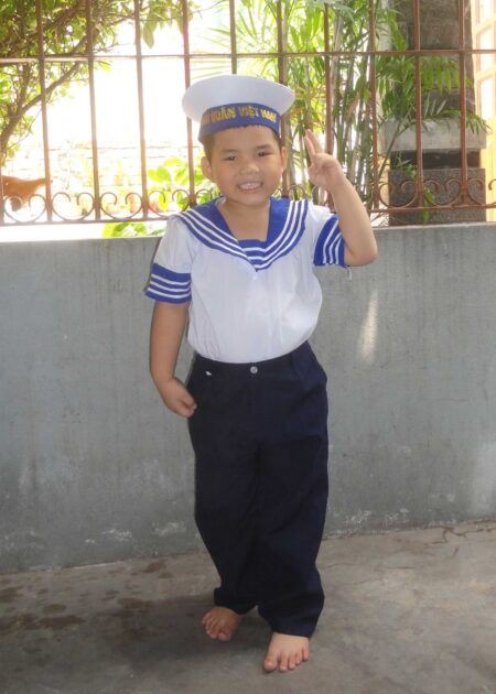 Trang phục Hải quân nam mầm non