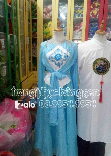 Trang phục tứ thân xanh dương NỮ - NAM