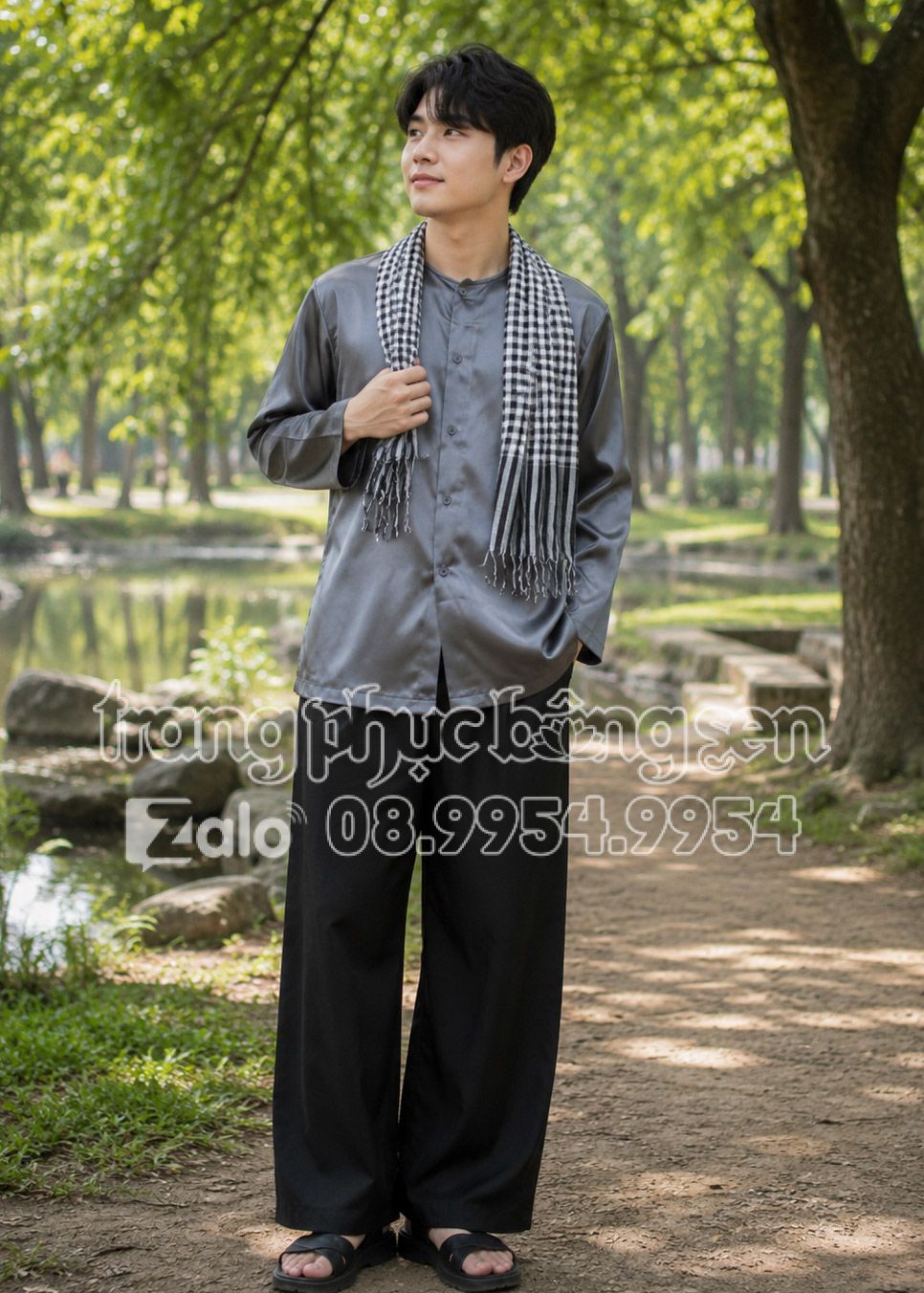 thuê áo bà ba, đồ bà ba nam tại tphcm