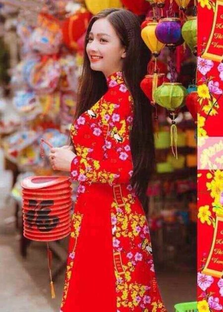 Áo dài TẾT nữ 02