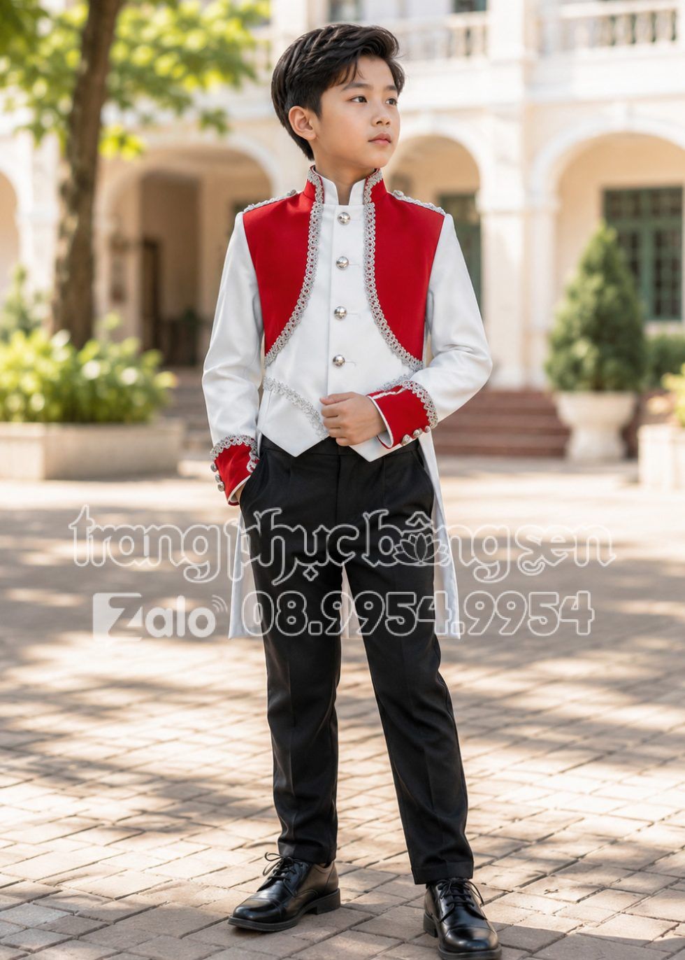 Áo vest đuôi tôm cho bé trai