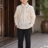 Barong Tagalog – Trang phục truyền thống Philippines trẻ em nam