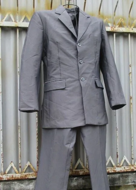 Bộ áo vest nam màu xám
