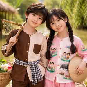 cho thuê trang phục bà ba đồng dao tại tphcm