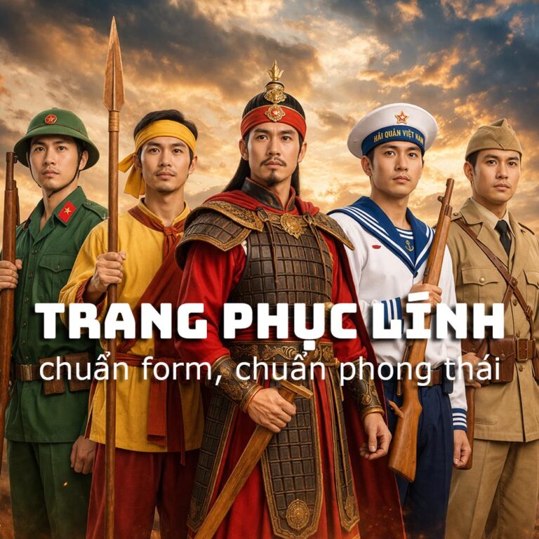 cho thuê trang phục lính tại tphcm