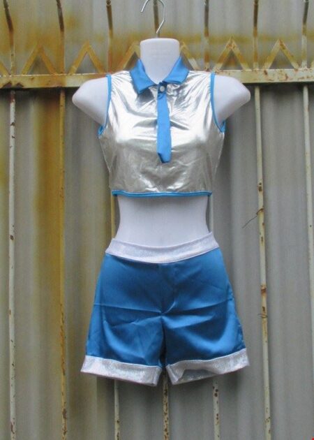 Đồ múa trẻ em cổ gắn cà vạt