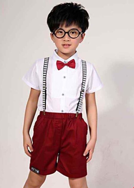 Đồng phục múa - Áo quần trẻ em màu đỏ