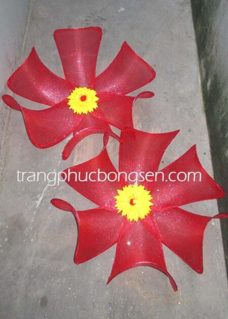 Hoa múa cỡ lớn màu đỏ