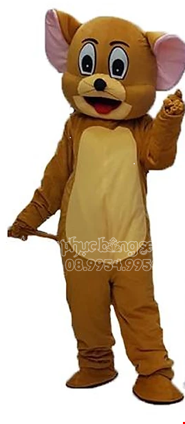 Mascot chuột nâu