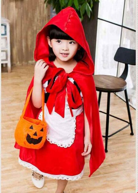 Trang phục cô bé quàng khăn đỏ mầm non