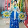 Trang phục đầm múa tứ thân hoa vàng