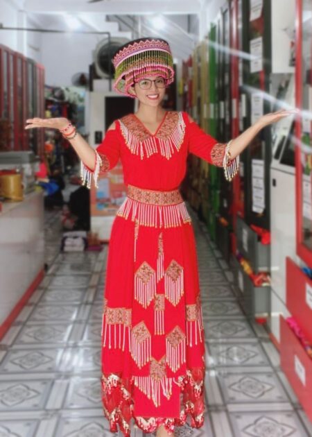 Trang phục dân tộc Mèo/H'Mông hoành tráng, cao cấp, siêu phẩm cho quý tộc/cô dâu