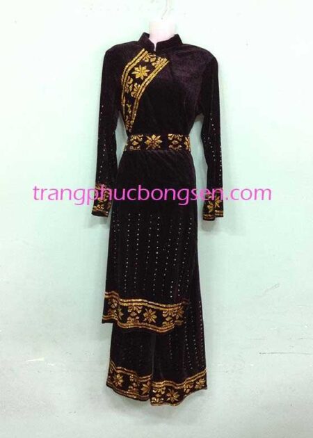 Trang phục dân tộc Tày nữ nhung đen