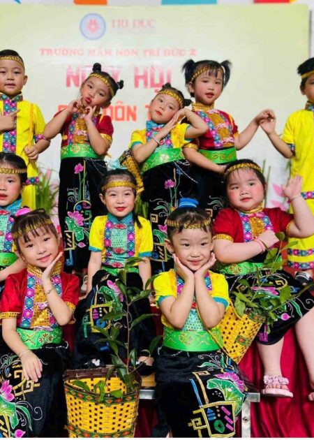 Trang phục dân tộc Thái trẻ em mầm non nam nữ