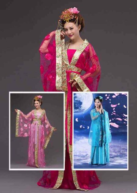 Trang phục Hằng Nga cổ trang vải lưới