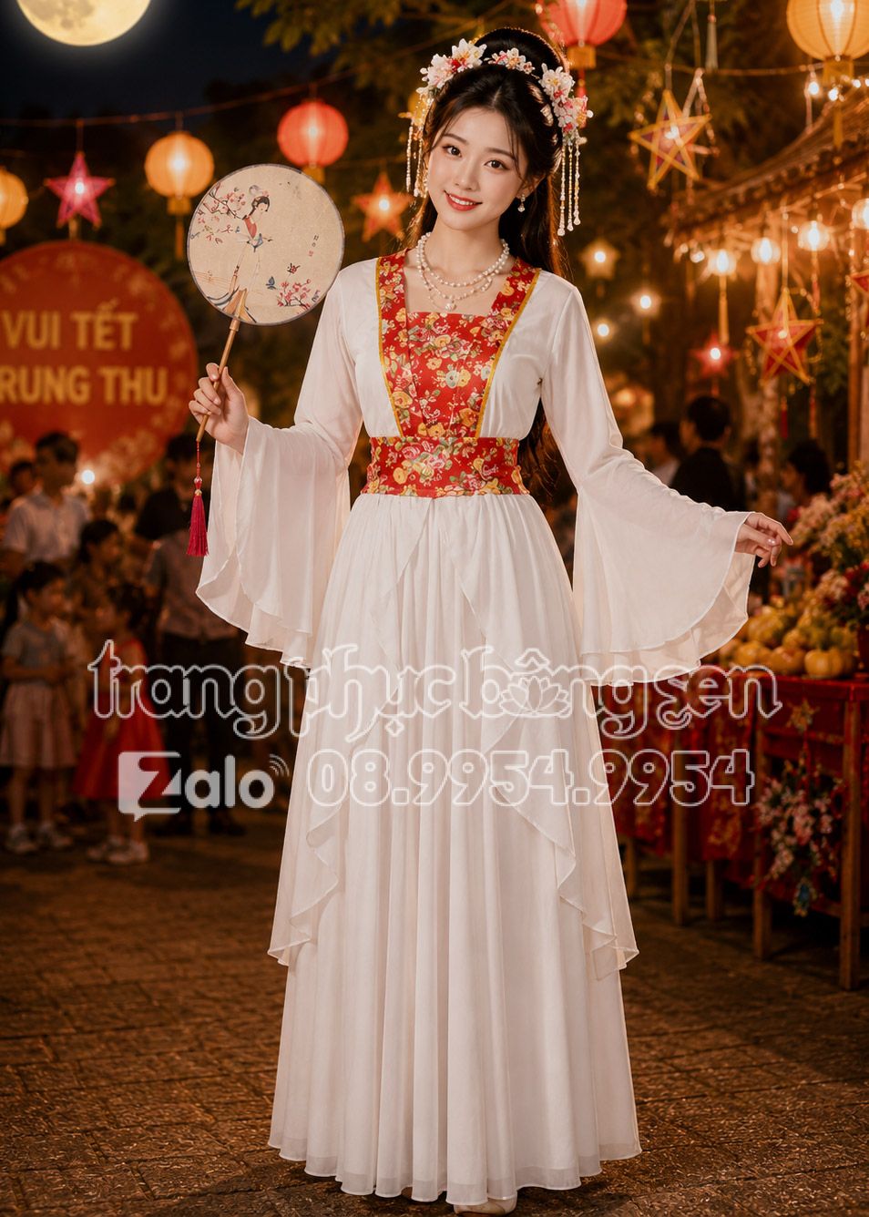 trang phục Hăng Nga, hoá trang chị Hằng