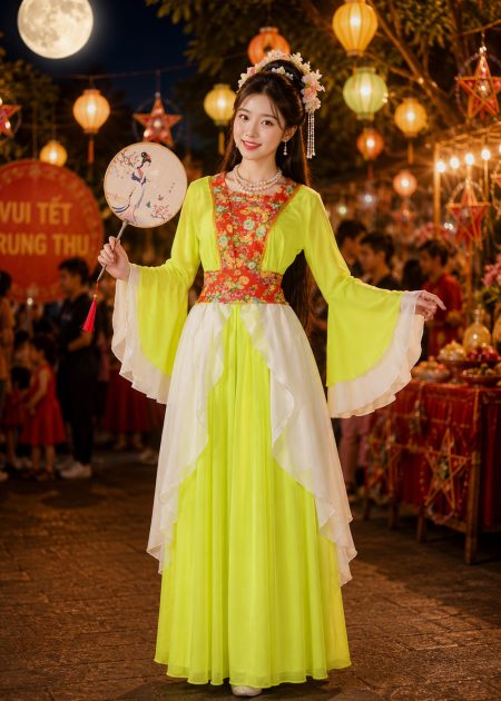 trang phục Hăng Nga, hoá trang chị Hằng