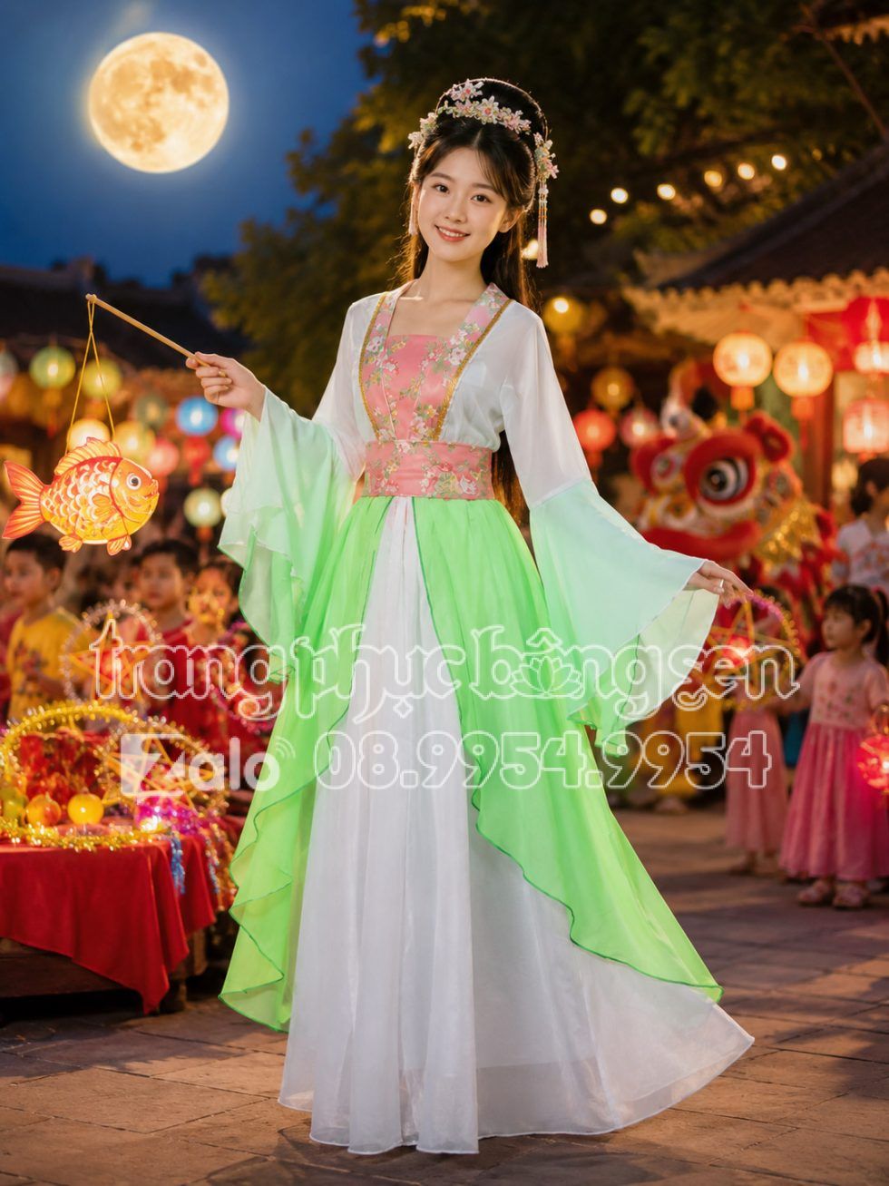 Trang phục hoá trang Hằng Nga