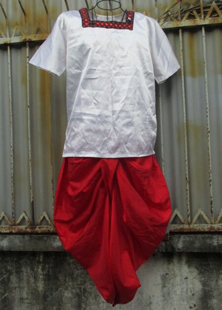 Trang phục Khmer (khơ me) nam màu trắng