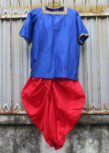 Trang phục Khmer (khơ me) nam màu xanh