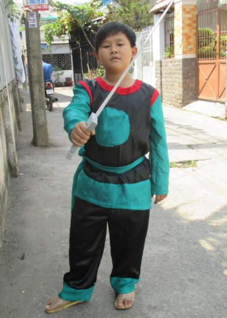 Trang phục lính giặc đen - xanh biển