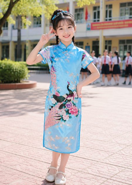 Trang phục Sườn Xám Trung Quóc trẻ em