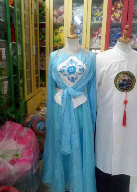 Trang phục tứ thân xanh dương NỮ - NAM