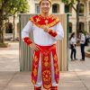 Trang phục Vua / Tướng Âu Lạc đỏ