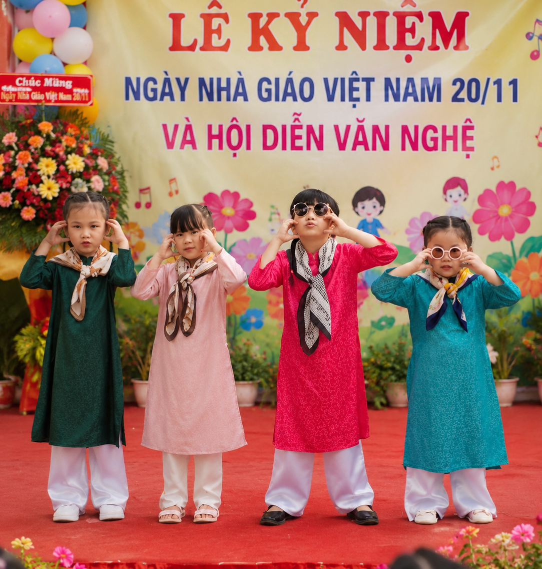 Cho thuê áo dài trẻ em tại tphcm