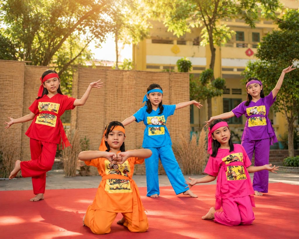 Cho thuê áo bà ba trẻ em tại tphcm