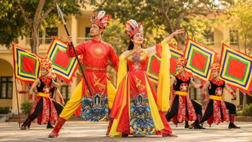 Cho thuê trang phục Âu Lạc tại tphcm