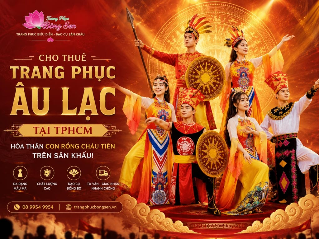 cho thuê trang phục Âu Lạc tại tphcm