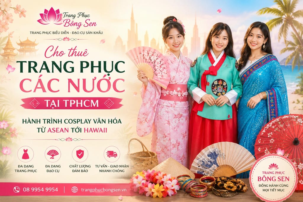 cho thuê trang phục các nước tại tphcm