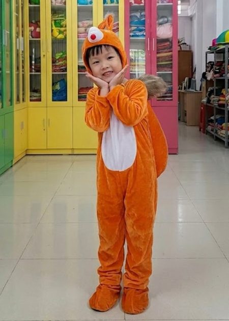 Đồ hoá trang con sóc nâu Hạt Dẻ