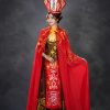 Âu Lạc nữ yếm váy nâu