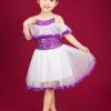 Đầm múa trẻ em tím đầm bồng