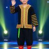 Dân tộc Mèo nam trẻ em nhung đen