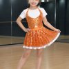 đồ múa trẻ em nữ hiện đại kim sa cam
