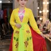 đồ tứ thân tà vẽ màu vàng