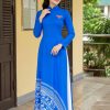 thuê áo dài biểu diễn trống đồng Đoàn