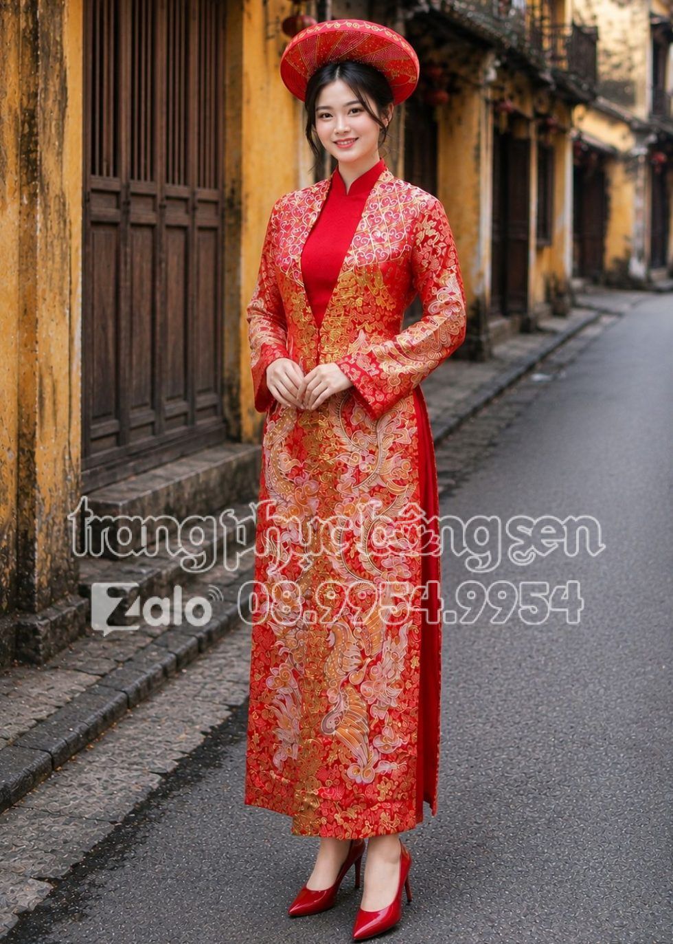 thuê áo dài hoàng hậu