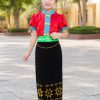 trang phục dân tộc Thái tiểu học đỏ